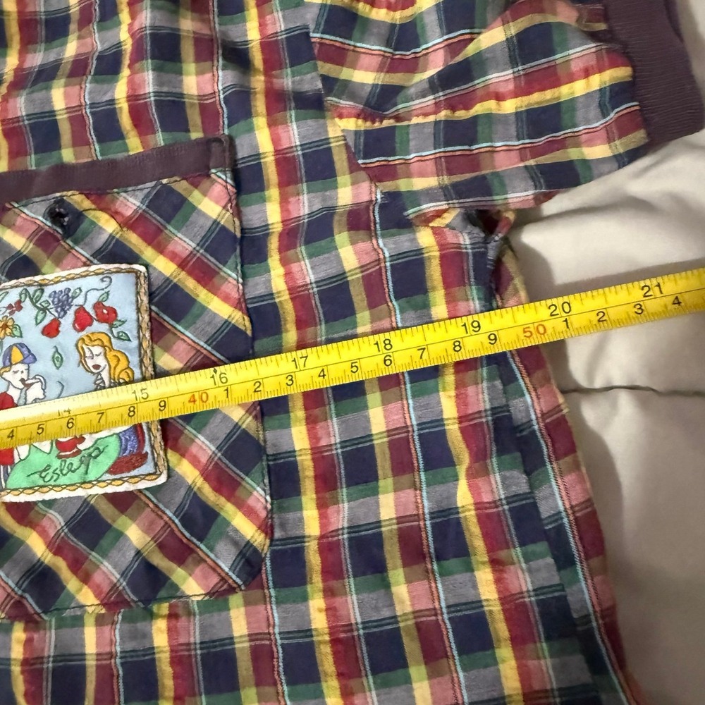 Vintage Esleep plaid sleep pajama set shorts - Picture 8 of 11